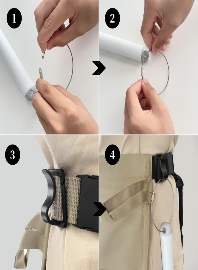 BOHARERS Cleaning Apron 5-Pocket Waterproof Professional Cleaning Apron For Housekeeping Made for Pro Cleaners (khaki) - Image 5