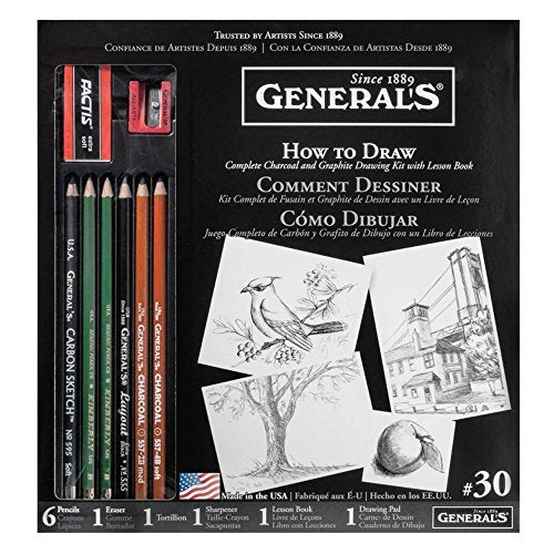 General's General Pencil How To Draw Kit (30GP),Assorted - Image 4