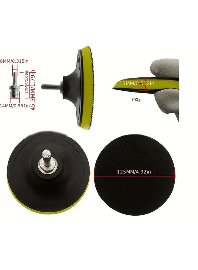 6 Inch Nylon Polishing Pads 8pcs Set For Tile Floor Tub Bathroom And Auto Shop Cleaning - Image 2