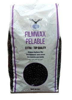 Black Italian Wax Granules BlackColor For Full Body Hair Removal 1000 Grams  - Image 1