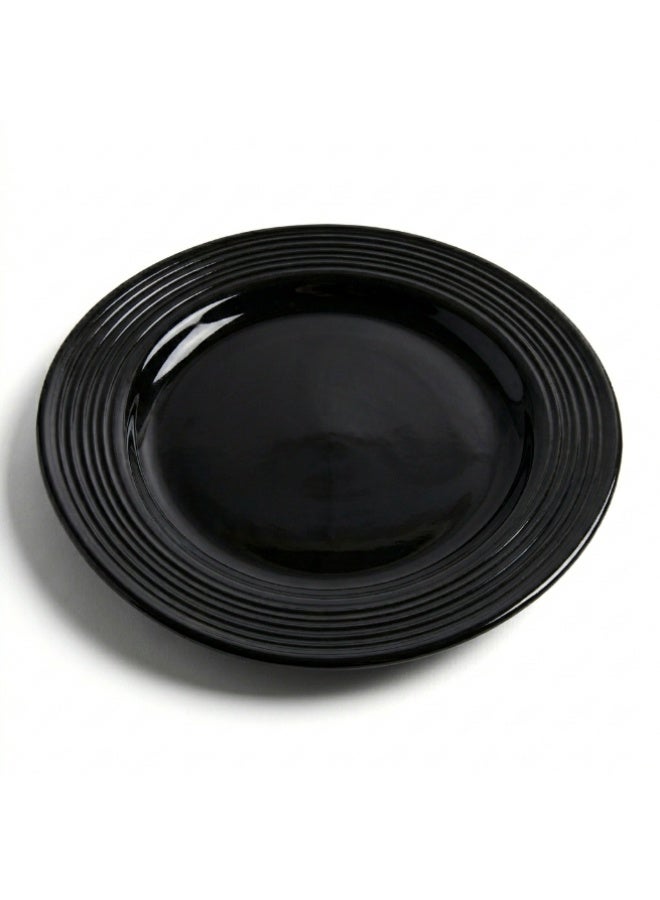 Ariane Fine Porcelain Dazzle Plate 27CM, Fine Porcelain, Black - Image 2