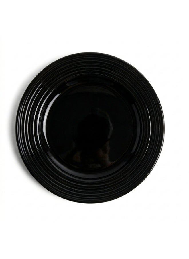 Ariane Fine Porcelain Dazzle Plate 27CM, Fine Porcelain, Black - Image 1