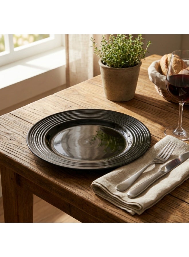 Ariane Fine Porcelain Dazzle Plate 27CM, Fine Porcelain, Black - Image 4