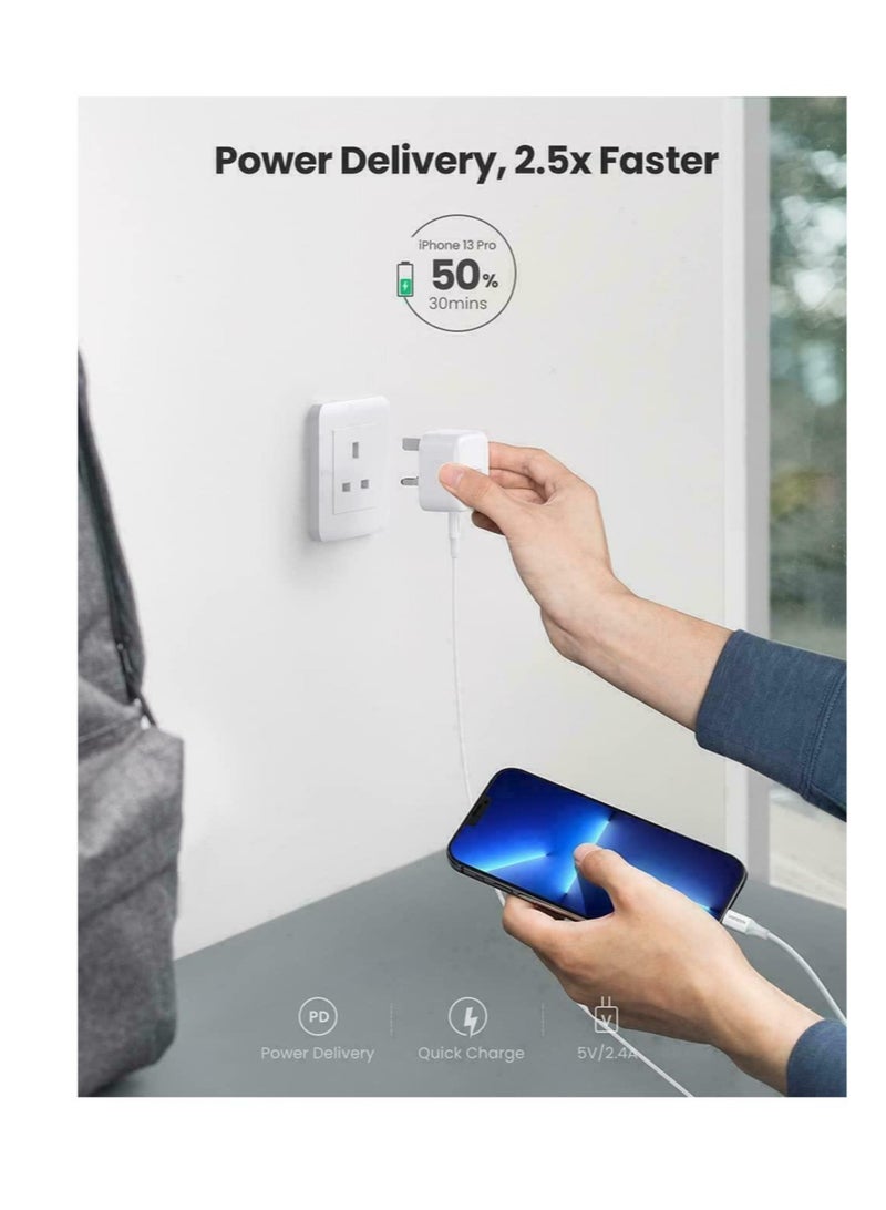 "PD20W USB-C Fast Charging Plug and Cable for iPhone – Rapid Power for Your Device" - Image 2