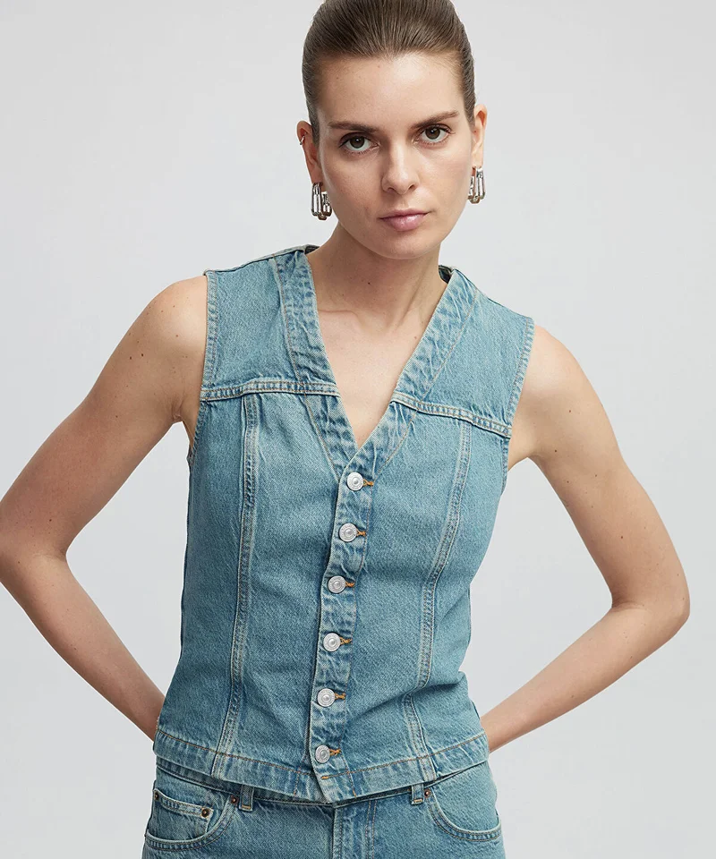 ابيكول Denim Vest