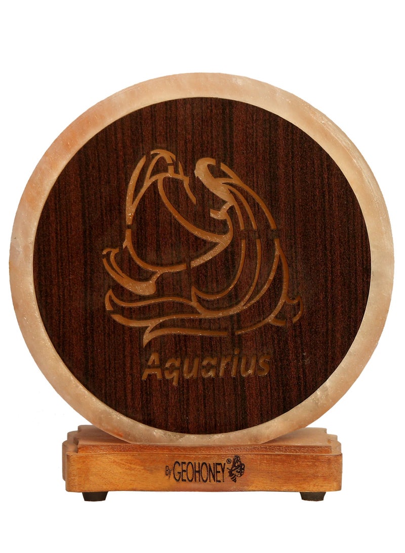 Geohoney - Himalayan Salt Lamp Zodiac Sign Aquarius - Image 2