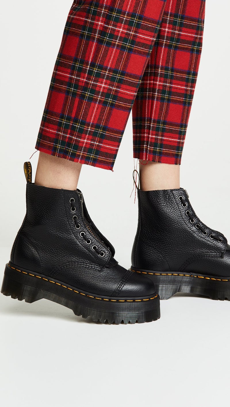 Dr Martens أحذية دكتور مارتنز للنساء، جلد نابا الأسود، 10 (أمريكي) - Image 3