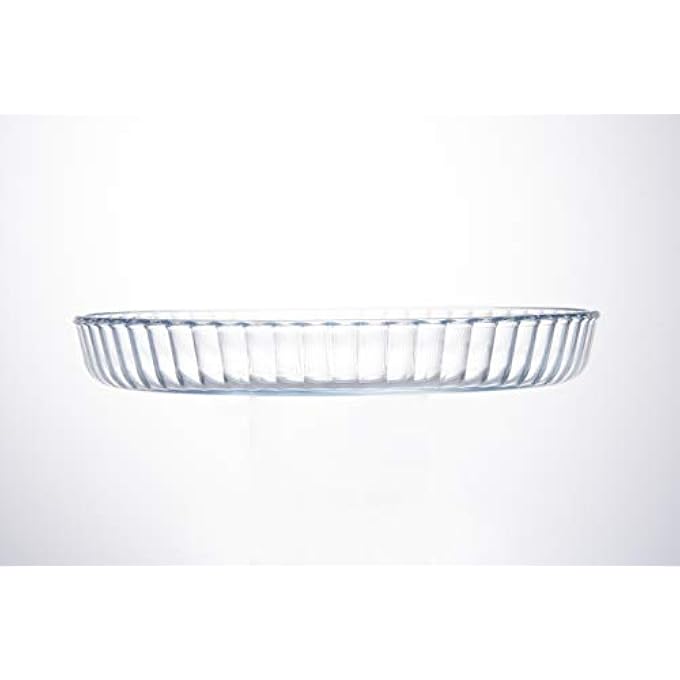 rayihni Round Glass Baking Dish  15 Liter Clear Borosilicate Glass Tl2213519 - Image 2