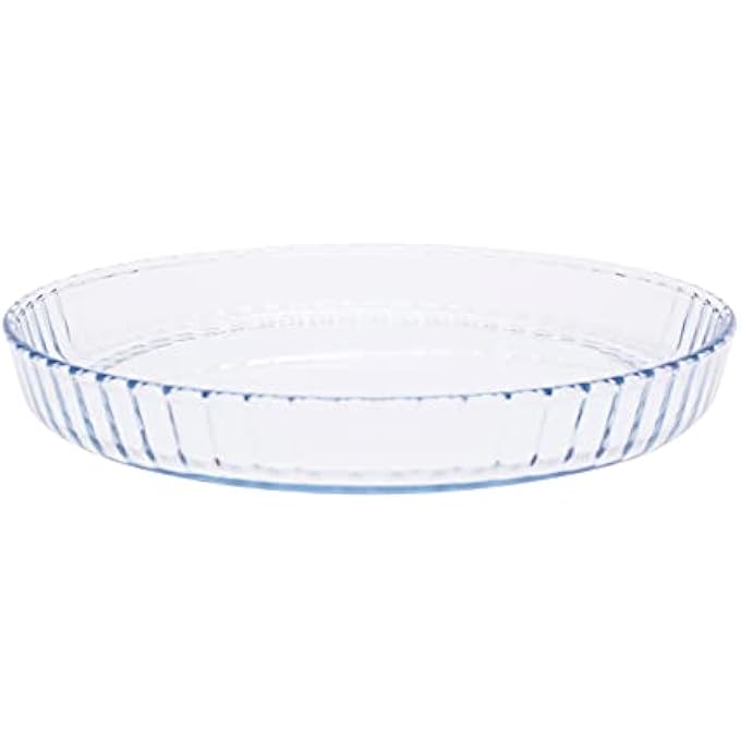 rayihni Round Glass Baking Dish  15 Liter Clear Borosilicate Glass Tl2213519 - Image 1