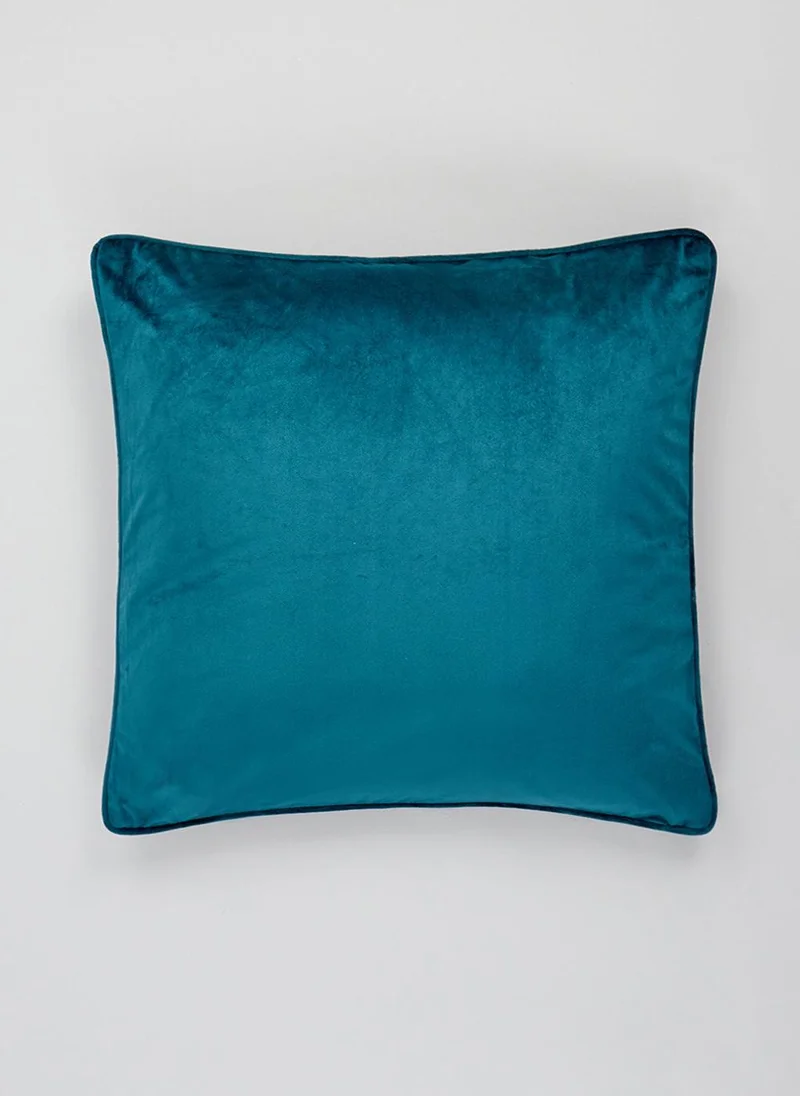 Matalan Teal Large Velvet Cushion (55cm x 55cm)