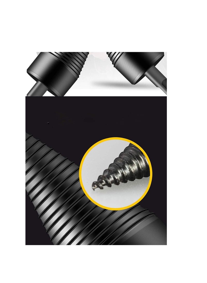 SYOSI Firewood Log Splitter Drill Bit Set, Removable Firewood Log Splitter Drill Bit, Wood Splitter Drill Bits, Heavy Duty Drill Screw Cone Driver for Hand Drill Stick-hex+Square+Round  - Image 4