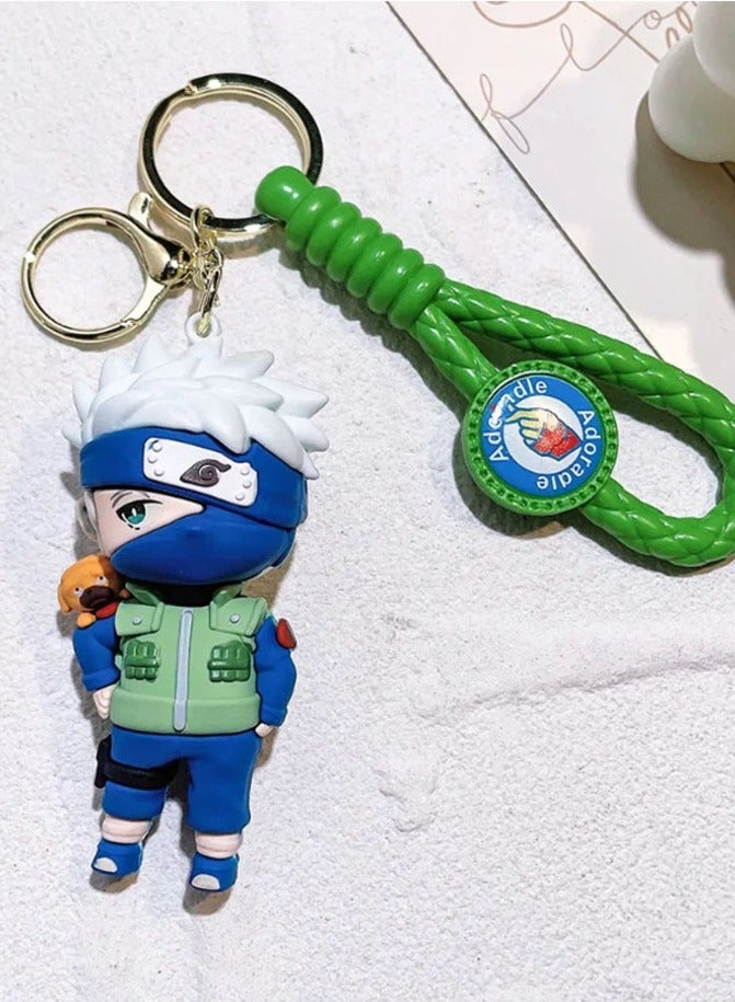 Distinctive cartoon keychain distinctive accessory high-quality anime keychain with Naruto cartoon design with the Kakashi character suitable for car keys wallet and bag wonderful and beautiful gift - Image 4