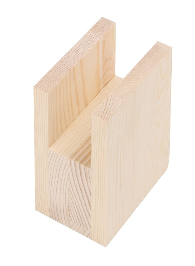 Doublelife SHANOER 4PCS Bed Furniture Risers Heavy Duty Wood Risers for Sofa Table and Chair 3.93x1.96x1.57inch - Image 2