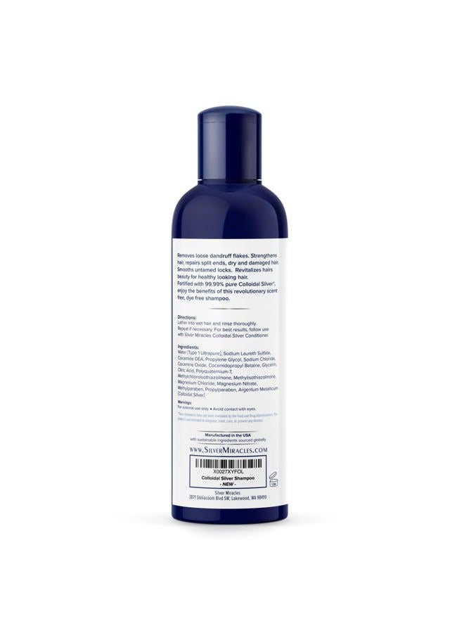 Silver Miracles Colloidal Silver Shampoo Unscented - Image 2