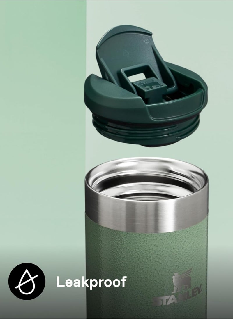 Stanley Cup 470ml / 16oz AeroLight™ Transit Mug Hammertone Green- Leakproof Insulated Stainless Steel Travel Mug, Keeps Drinks Hot & Cold, Lightweight - Image 3