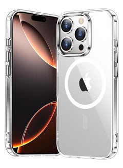 ABJ iPhone 16 Pro Max Case - Clear & Slim TPU, Anti-Yellowing, Military-Grade Drop Protection, Scratch-Resistant & Skin-Friendly Cover, Lightweight & Flexible, Compatible with MagSafe  - Image 1