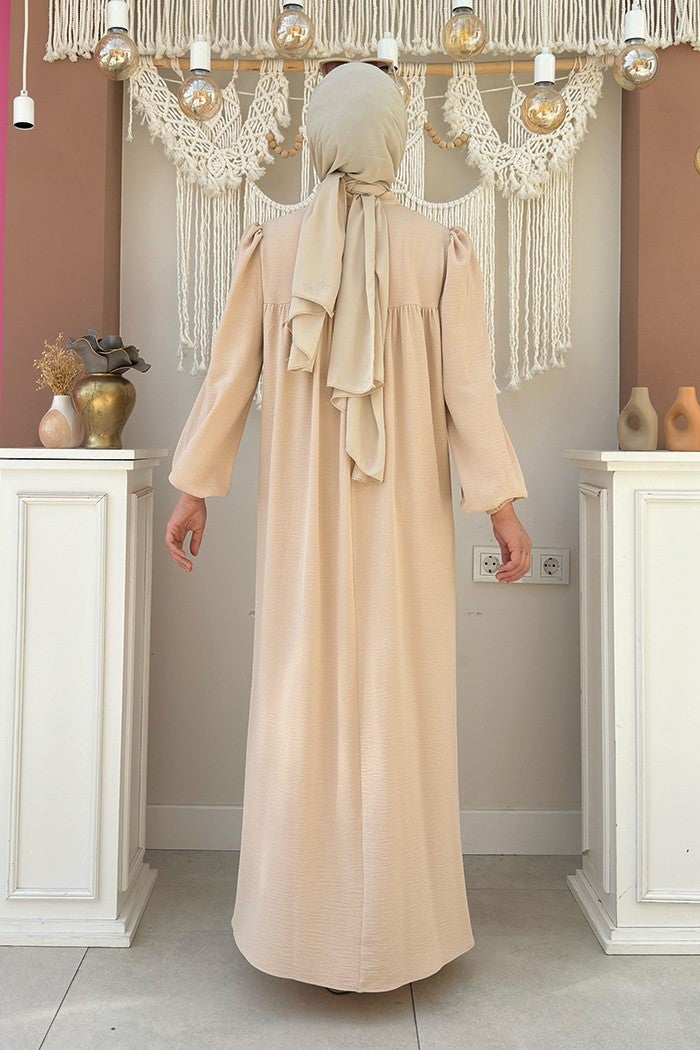 Bym Fashion Baby Mother Dress 3896 Stone - Image 2