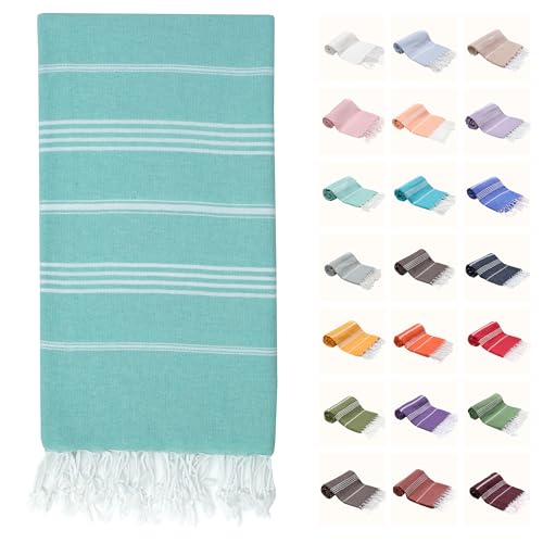 PARK & OZ Turkish Beach Towel – Oversized 100% Cotton, Quick-Dry, Absorbent, Sand-Free Blanket (72 x 40) – Extra Large, Lightweight Pool Towel for Adults, Women, Men – Sand Resistant & Perfect Travel - Image 1