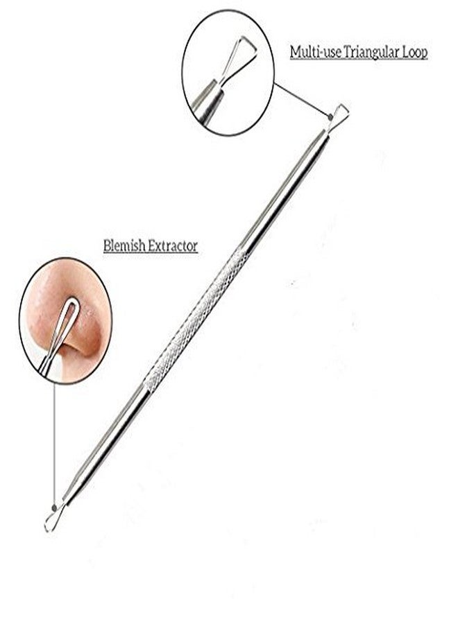 Birud Stainless Steel Blackhead Remover Tool Acne removal tool Acne Extractor Tool Zit Removing for Risk Free Nose Face Skin - Image 3