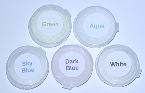 Art 'N Glow Neutral 5 Color Pack Glow in The Dark Pigment Powder - 12g Each, 60g Total… - Image 2