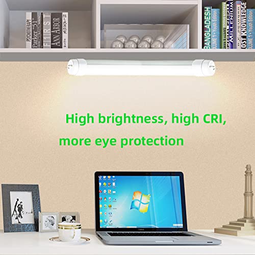 LifSunLit F15T8 LED Replacement Bulb,7W,5000K Daylight White,F15T8 LED Tube Light Rotatable End Caps,Frosted Cover,85-265VAC (120V 2Pack). - Image 5