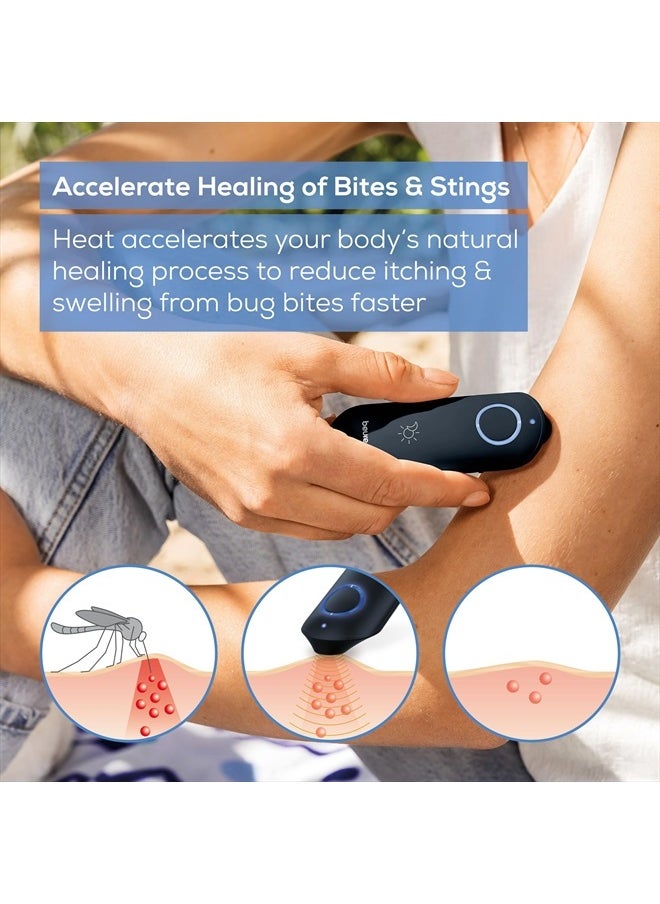 Beurer - BR90 Insect Sting and Bite Relief with Light, Chemical-Free Bug Bite Healer for Day and Night, Electronic Heat Device for After Mosquito Bites to Ease Itching and Swelling - Image 1