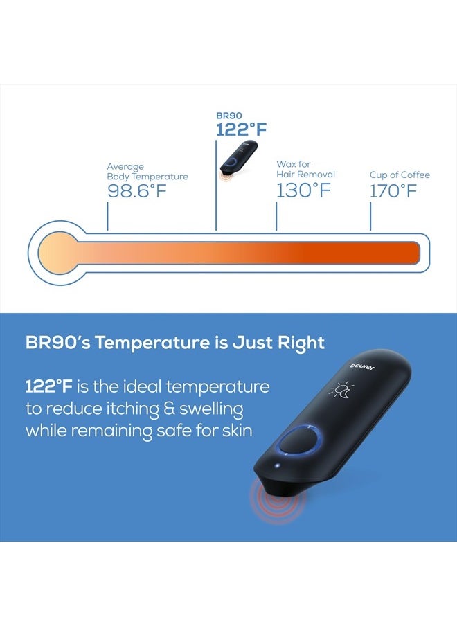 Beurer - BR90 Insect Sting and Bite Relief with Light, Chemical-Free Bug Bite Healer for Day and Night, Electronic Heat Device for After Mosquito Bites to Ease Itching and Swelling - Image 1