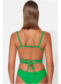 trendyol Green Underwire Tie Bikini Top TBESS23BU00244  - Image 3