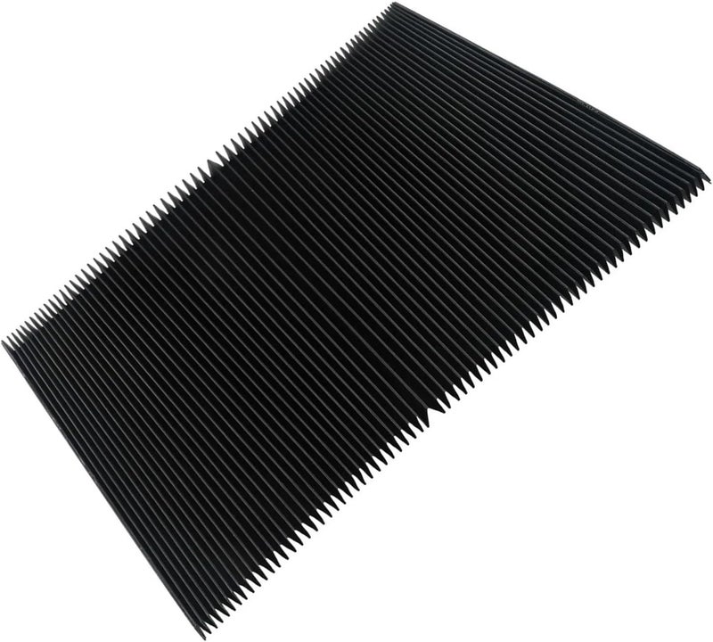 CNC machine accordion dust cover CNC Milling Machine Flexible Guard Dust Cloth Three-proof Cloth Protective Flat Accordion Bellows Cover Tool(170mm) - Image 4