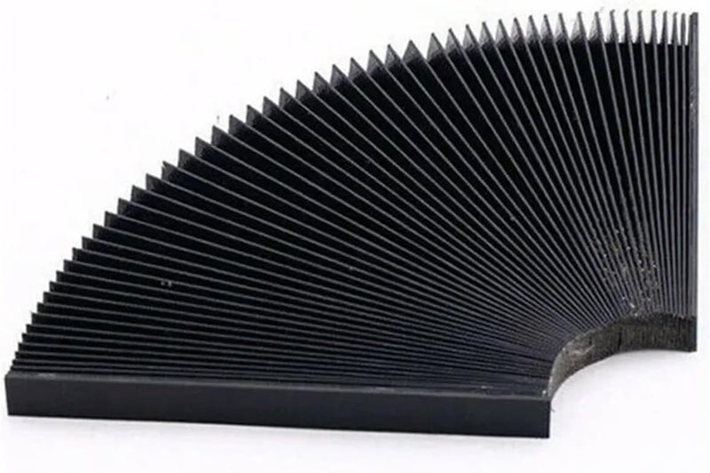 CNC machine accordion dust cover CNC Milling Machine Flexible Guard Dust Cloth Three-proof Cloth Protective Flat Accordion Bellows Cover Tool(170mm) - Image 5