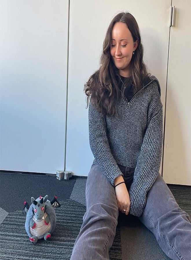 Squishable/Snugglemi Snackers Shadow Dragon Plush Toy - Image 3