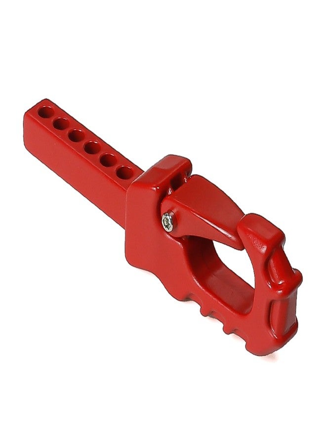 XSYGO Metal RC Crawler Trailer Hook Tow Hitch for 1/10 RC Crawler Traxxas TRX4 Axial SCX10 Rear Bumper Parts (Red) - Image 1