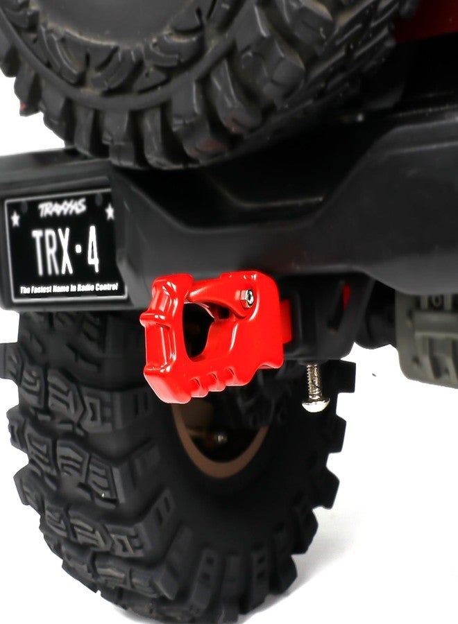 XSYGO Metal RC Crawler Trailer Hook Tow Hitch for 1/10 RC Crawler Traxxas TRX4 Axial SCX10 Rear Bumper Parts (Red) - Image 4