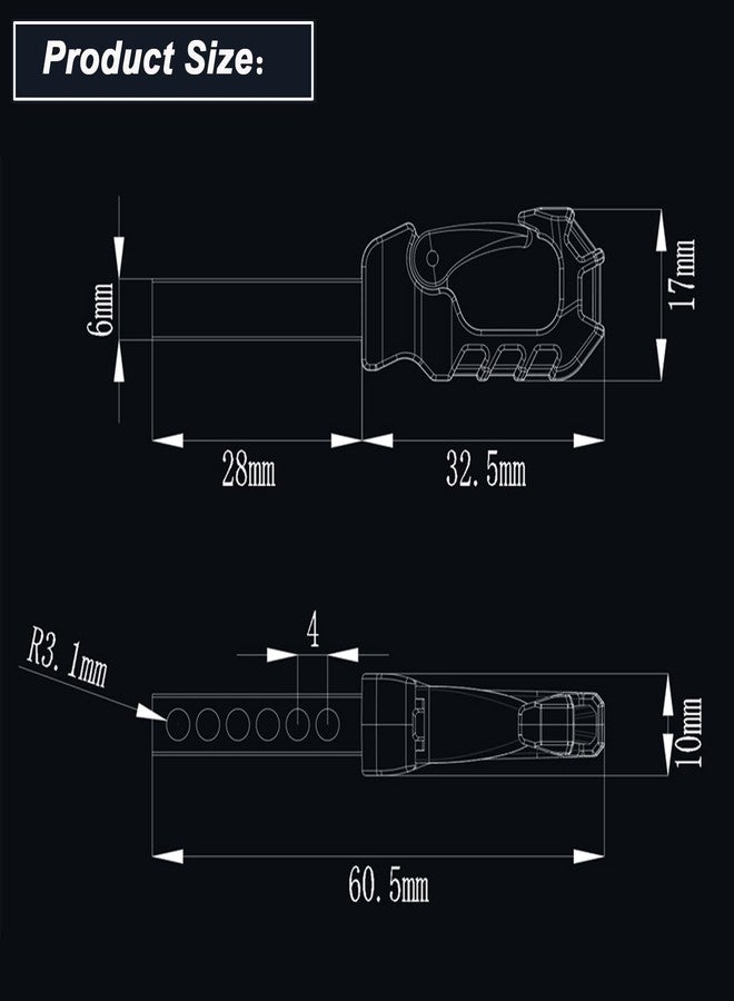 XSYGO Metal RC Crawler Trailer Hook Tow Hitch for 1/10 RC Crawler Traxxas TRX4 Axial SCX10 Rear Bumper Parts (Red) - Image 5