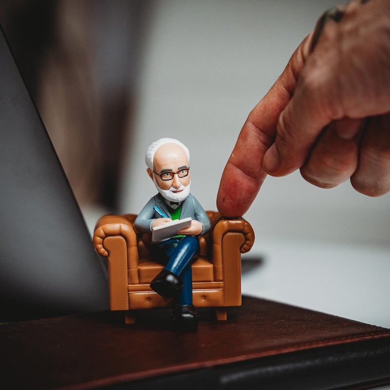 NPW Desktop Therapist Novelty Sound Machine â€“ Funny Office Desk Toy, Stress Relief Prank Gift for Work & Home (16 Sound Phrases) - Image 4