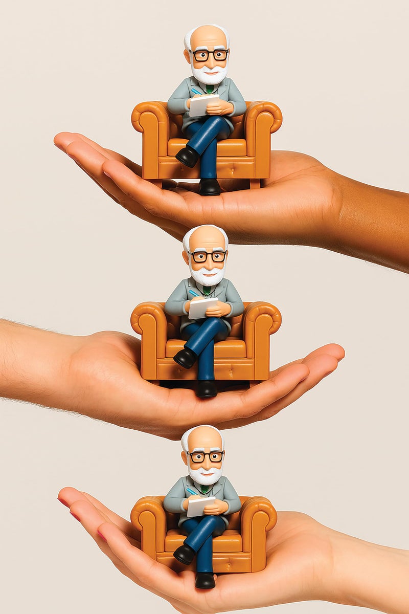 NPW Desktop Therapist Novelty Sound Machine â€“ Funny Office Desk Toy, Stress Relief Prank Gift for Work & Home (16 Sound Phrases) - Image 5