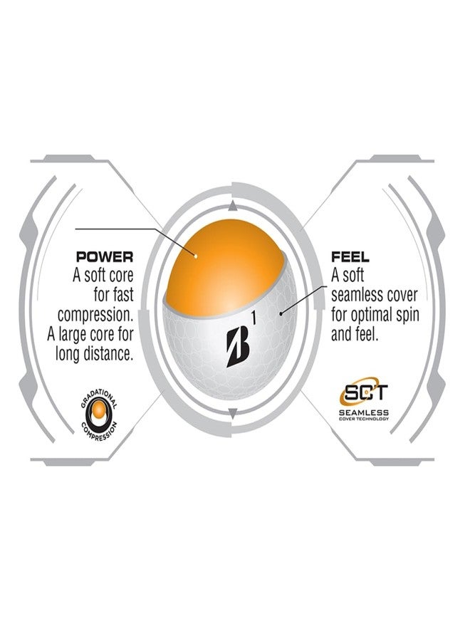 Bridgestone Golf e6 Soft White - Image 3
