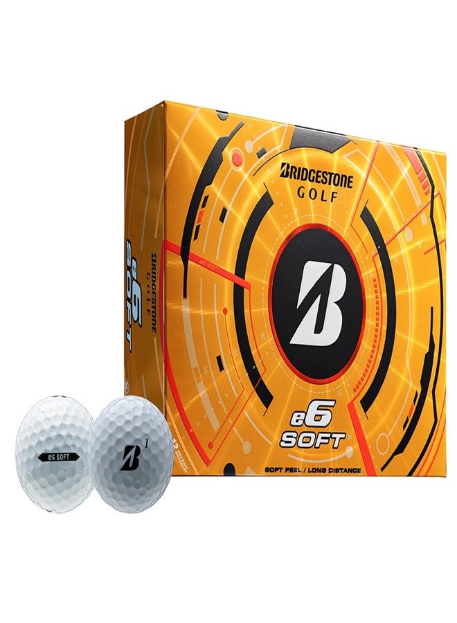 Bridgestone Golf e6 Soft White - Image 1