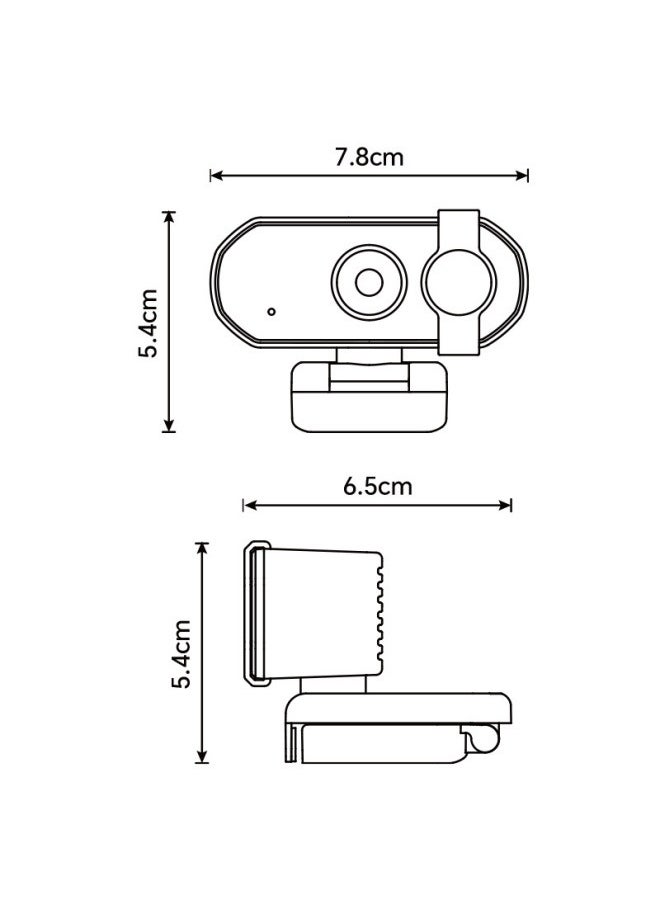 General - 4K HD computer USB camera network teaching notebook desktop camera - Image 1