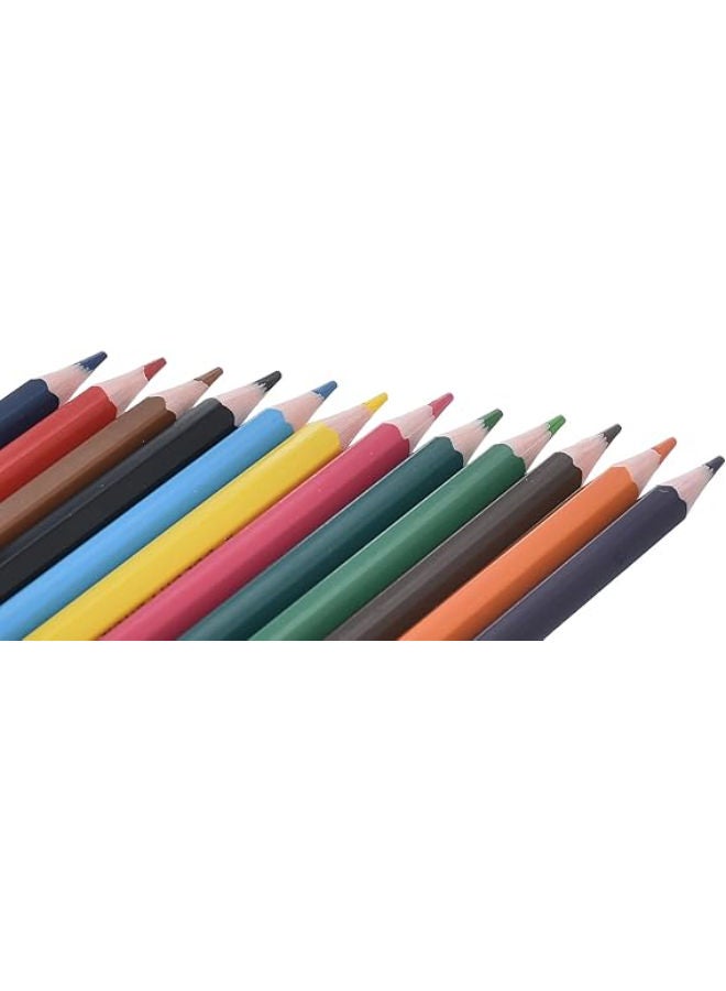 M&G Wood-Free Mini Erasable Colored Pencils, 12 Vibrant Compact Colors for Kids’ Portable Art and Coloring - Image 2