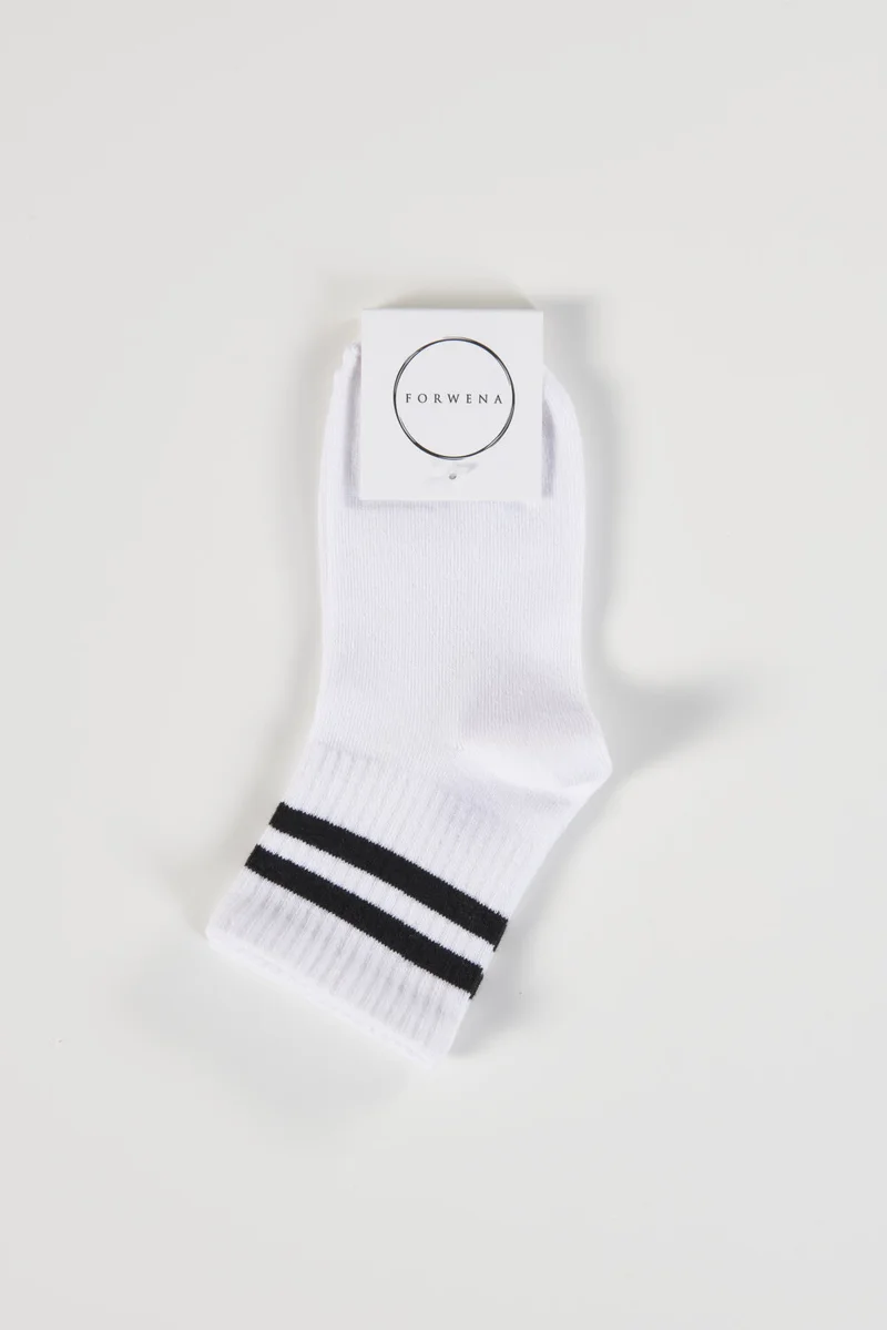 فوروينا White Cotton Seamless Tennis Socks