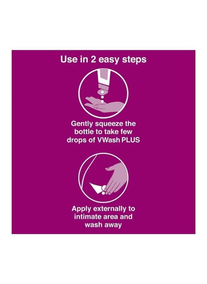 VWash - VWash Plus Expert Intimate Hygiene Wash, 350 ml, Prevents Itching, irritation & dryness, No Paraben & SLS, Suitable For All Skin Types, For Daily Use - Image 1