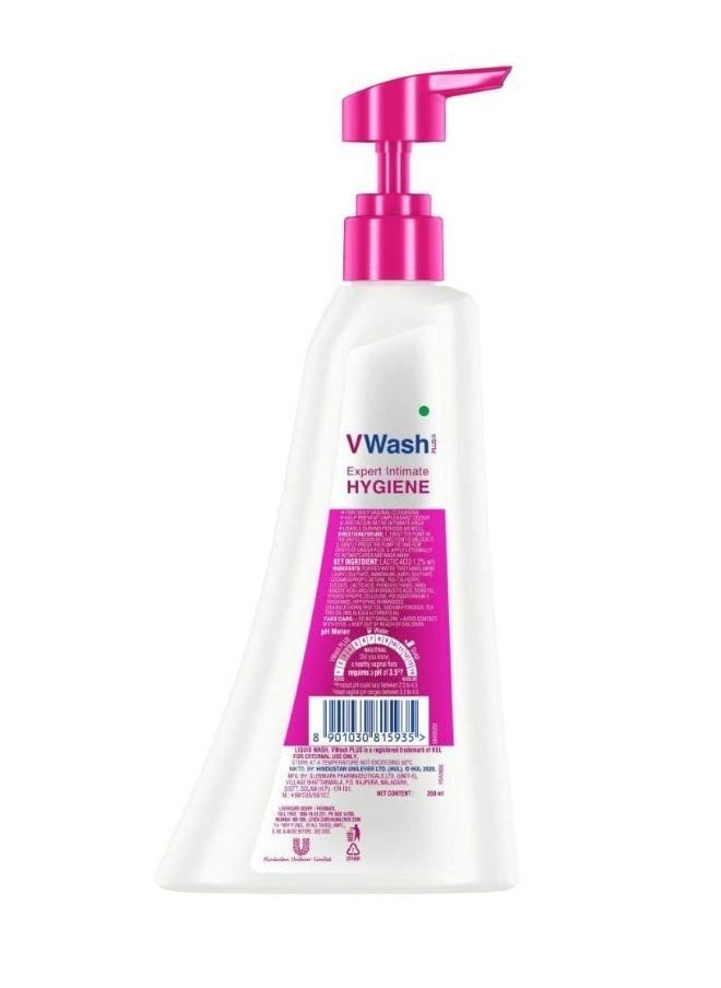 VWash - VWash Plus Expert Intimate Hygiene Wash, 350 ml, Prevents Itching, irritation & dryness, No Paraben & SLS, Suitable For All Skin Types, For Daily Use - Image 1
