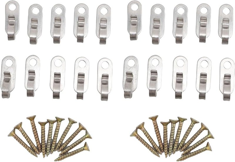 Stainless Steel Waterproof LED Light Hooks For Outdoor String Lights Decor - Image 3