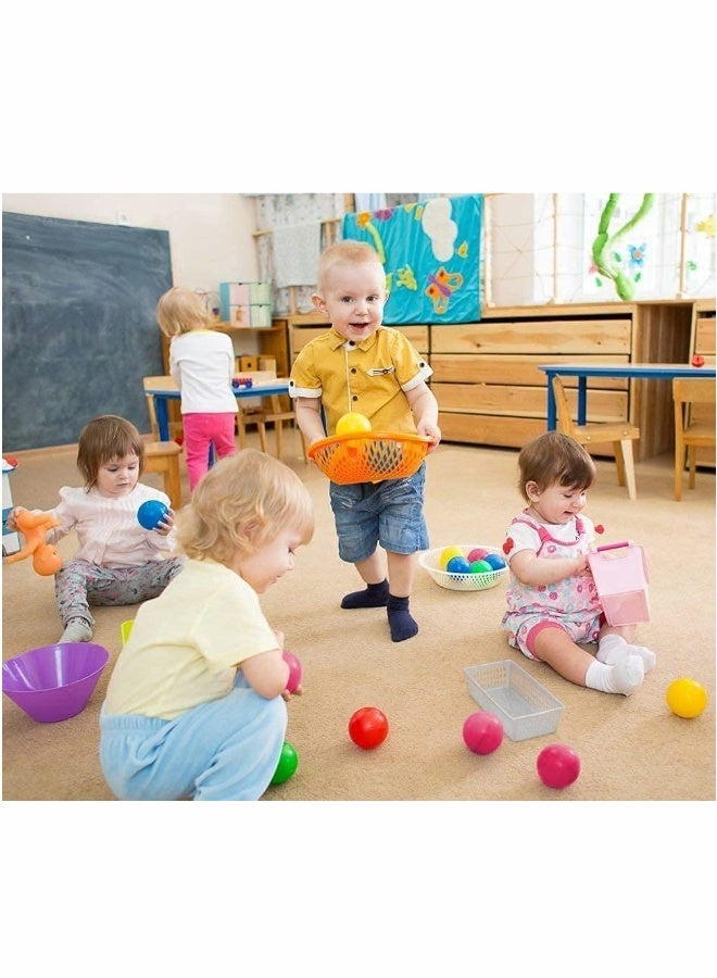 200 Soft Plastic Mini Play Balls with 8 Vibrant Colors - Crush Proof, No Sharp Edges, Non Toxic, Phthalate  BPA Free - Use in Baby or Toddler Ball Pit, Play Tents  Tunnels for Indoor  Outdoor - Image 3