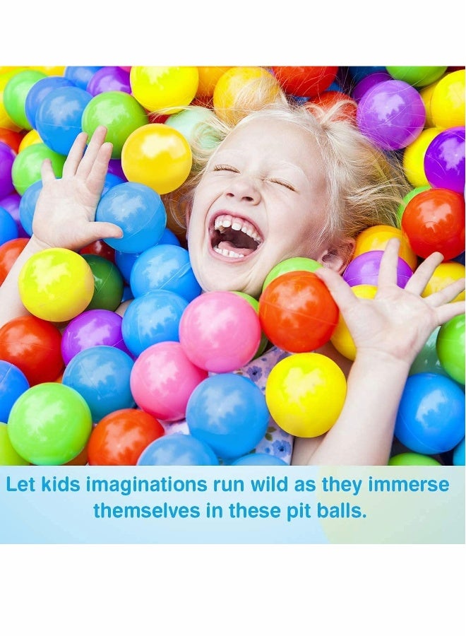 200 Soft Plastic Mini Play Balls with 8 Vibrant Colors - Crush Proof, No Sharp Edges, Non Toxic, Phthalate  BPA Free - Use in Baby or Toddler Ball Pit, Play Tents  Tunnels for Indoor  Outdoor - Image 4