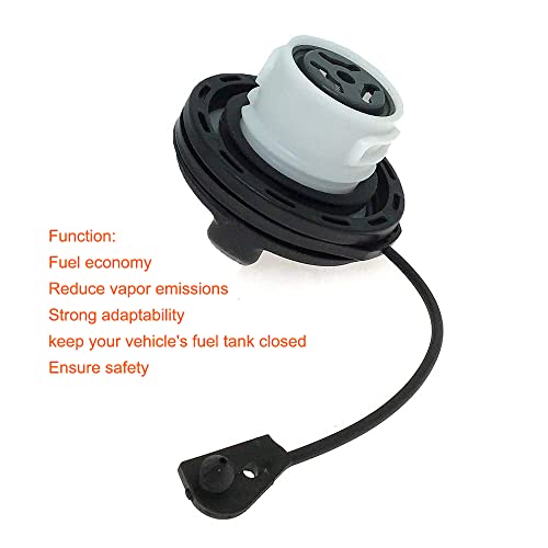 YUTOCOOL LR053665 Fuel Filler Gas Cap Cover Assembly for 2005-2013 Land Rover LR3 LR4 2006-2013 Evoque Sport - Image 3