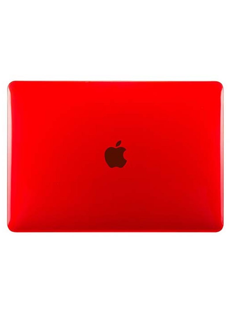Protective Hard Shell Case Cover Compatible with New MacBook Air 13-Inch with Retina Display & Touch ID Model:- A2337 M1/A2179/A1932, Release 2018/2019/2020" Red - Image 5