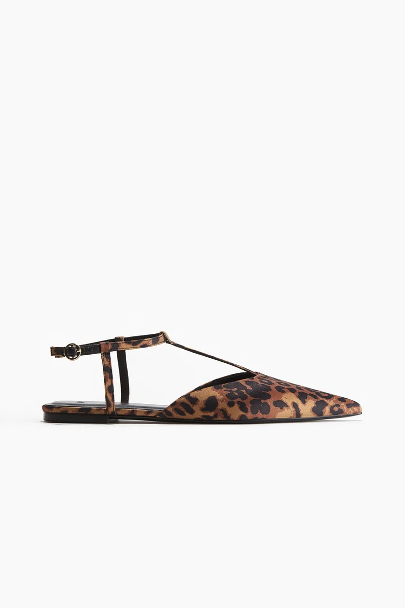 H&M Pointed Satin Sandals