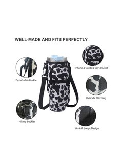 Water Bottle Carrier Bag for Stanley 40 Oz Tumbler, Water Bottle Holder with Adjustable Shoulder Strap and Phone Pocket, Bottle Handbags for Walking Hiking Travelling, Cow Print - pzsku/Z22BD0749446FAEA69400Z/45/_/1715336648/1e69b71c-97f9-4a79-bf5f-12ba1034a760